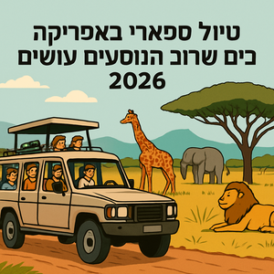 Illustrative image for a support article about 'טיול ספארי באפריקה: הטעות שרוב הנוסעים עושים ב-2026' in the טיולים field.